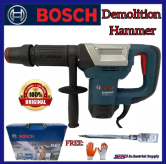 BOSCH Professional Demolition Hammer with SDS HEX 1100W Electric Hammer Rotary Hammer Concrete Breaker Drill Chipping Gun Chipping Hammer Electric Drill COC GSH 500