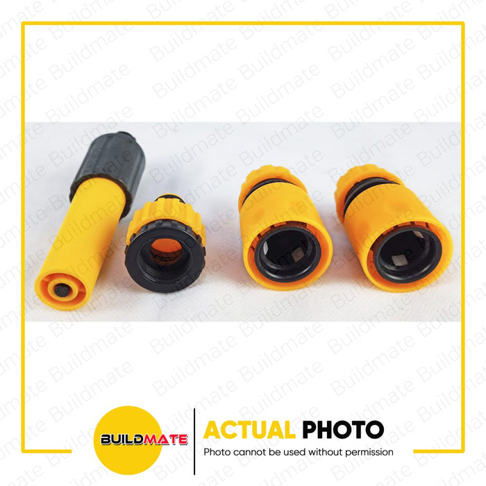 MEGA Adjustable Garden Hose Nozzle Set 1/2" 4PCS/SET •BUILDMATE•