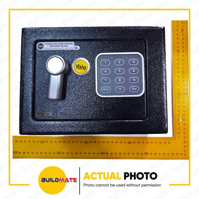 YALE Mini Electronic Value Safe YSV-170-DB1 BLACK | BLUE •BUILDMATE•
