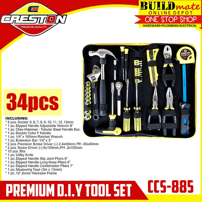 CRESTON Premium DIY Tool 34pcs/SET CCS-885