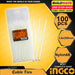 INGCO 8" Nylon Cable Tie White 200mm 100pcs/Set HCT2001 100% ORIGINAL / AUTHENTIC •BUILDMATE• HT2