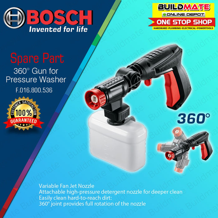 BOSCH 360° Gun Spare Part Only for Pressure Washer SP-360 F.016.800.536 •BUILDMATE• AQT