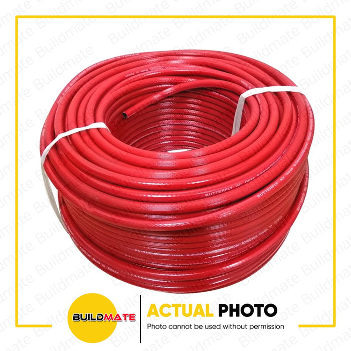 BUTTERFLY Taiwan Heavy Duty Air Hose for compressor 6.5mm 150PSI 50m/100m •BUILDMATE• 