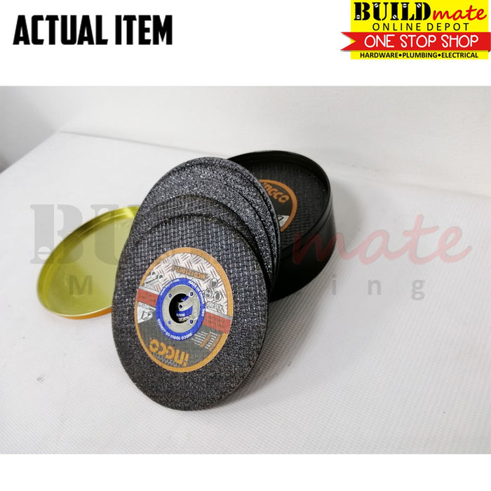 (25PCS) INGCO Abrasive INOX Metal Cutting Disc 4" Ultra Thin MCD1210525 (WHOLESALE) •BUILDMATE• IHT