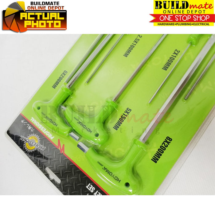 Hoyoma Hex Key 7PCS/SET 19410702 •BUILDMATE• HYMHT