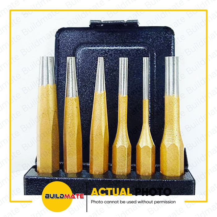 HOTECHE 6PCS/SET Punch and Chisel 390206 •BUILDMATE•