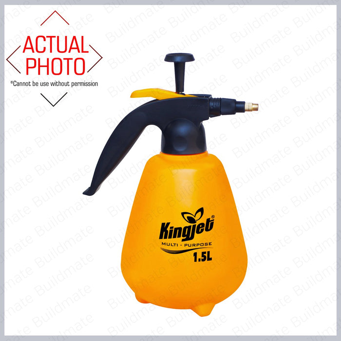 KINGJET 1.5L Pressure Hand Sprayer with Brass Nozzle •BUILDMATE•