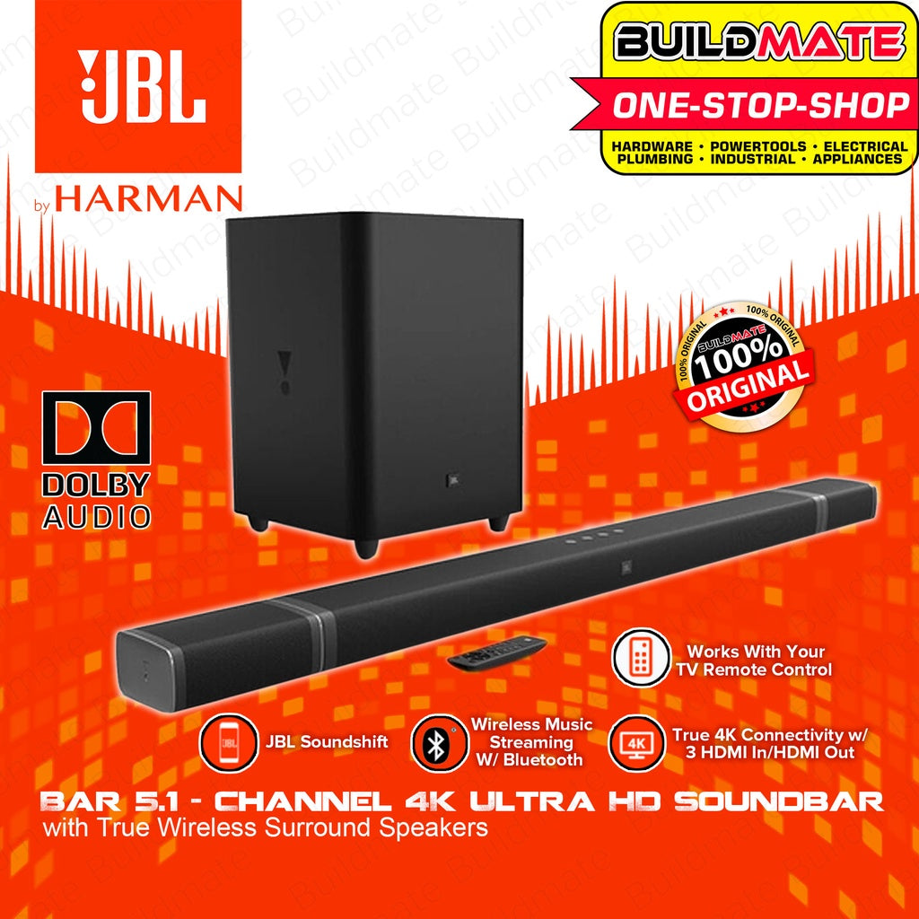 JBL 4K Ultra HD Soundbar with True Wireless Surround