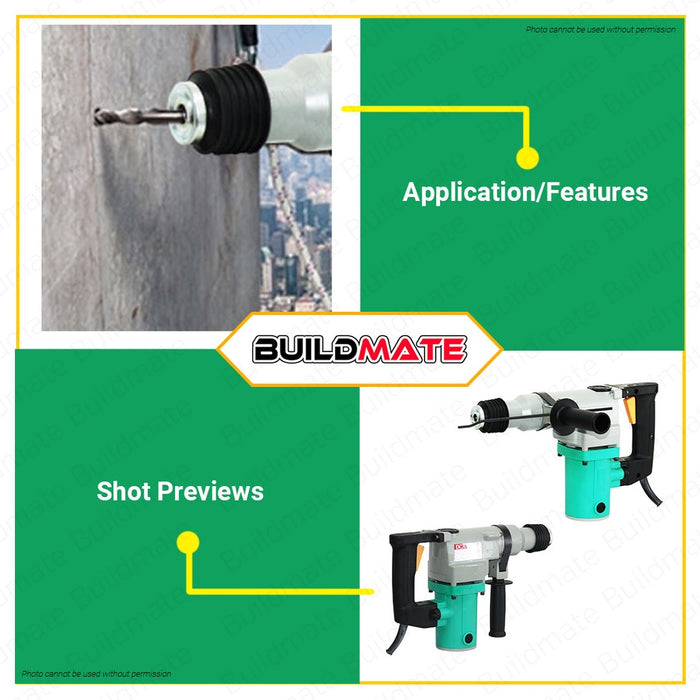 DCA Rotary Hammer 620W with Case AZC02-26 •BUILDMATE•