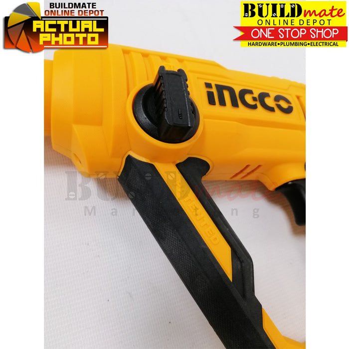 BUILDMATE Ingco Lithium-Ion Cordless Rotary Hammer 20V Rechargeable Chipping Gun Hammer Drill UNIT ONLY - ICPT