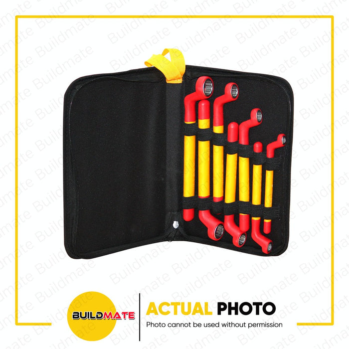 INGCO 7PCS Insulated Ring Wrench Set with Pouch 1000V HKISPA0702 + FREE TROWEL & PAINT BRUSH IHT