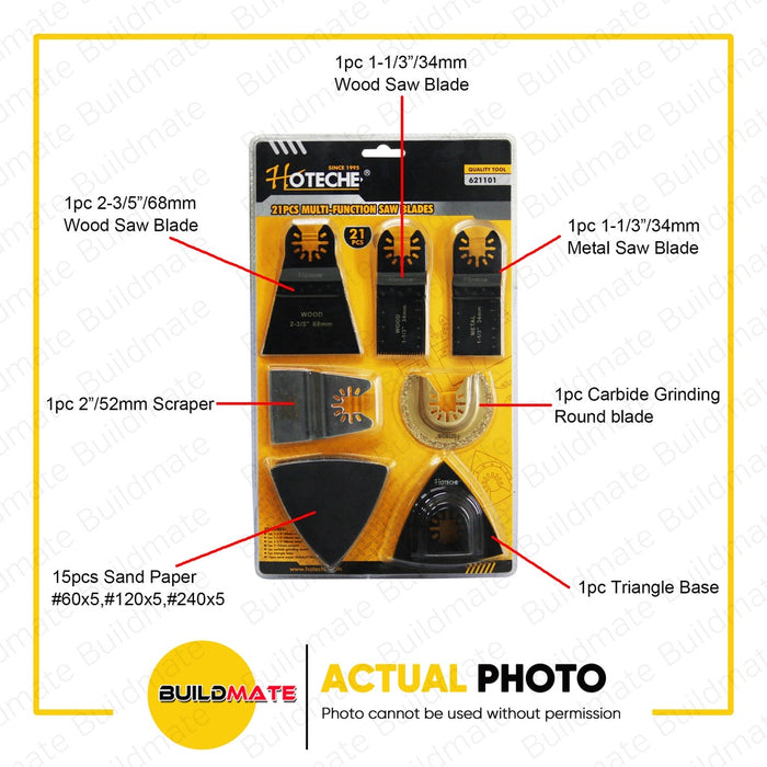 HOTECHE 21 PCS Multi Function Saw Blades HTC-621101 •BUILDMATE•