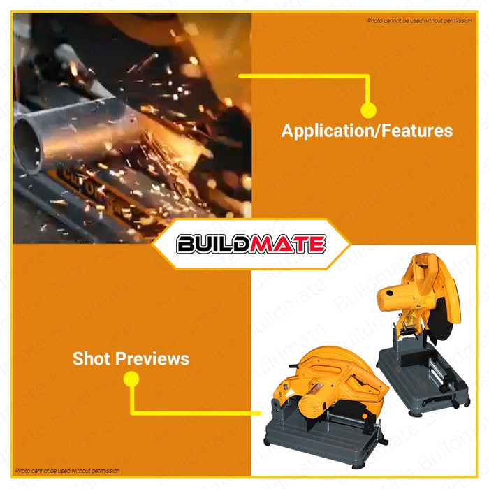 Ingco Cut-Off Chop Saw Machine Heavy Duty 14" COS243558 100% ORIGINAL / AUTHENTIC •BUILDMATE• IPT