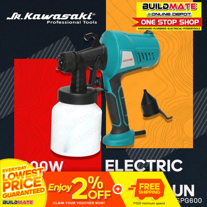 JR KAWASAKI Japan Electric Paint Spray Gun 600W JRESPG600 •BUILDMATE•
