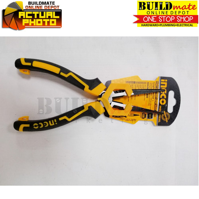 INGCO High Leverage Long Nose Pliers 8" 200mm CR-V HHLNP28200 •NEW ARRIVAL!• IHT