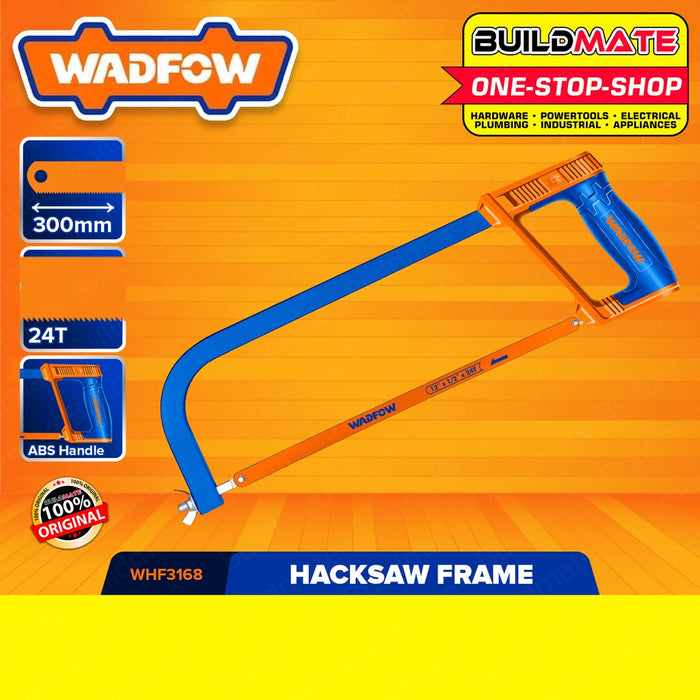 WADFOW Hacksaw Frame 12" Inch 300mm Hand Saw With 1pc Blade [SOLD PER PIECE] •BUILDMATE• WHT