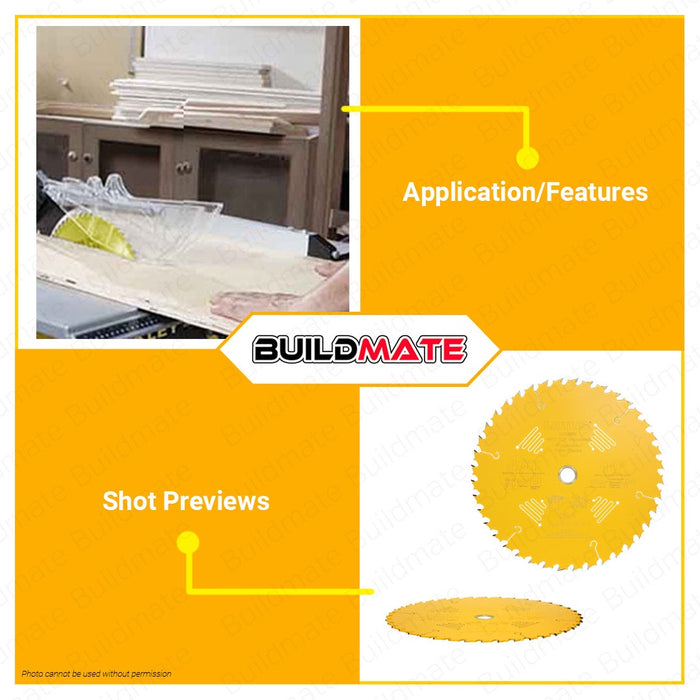 LOTUS X1 General Purpose Wood Saw Blade Diablo Style 10" Inch x 40T x 25.4mm For Circular Saw L1040X