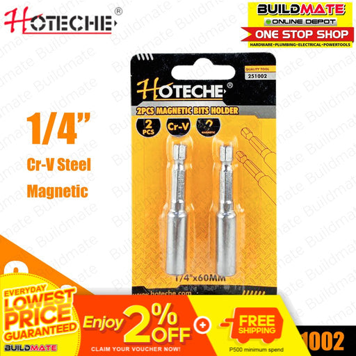 HOTECHE 2PCS Magnetic Bits Holder CR-V 251002 •BUILDMATE•