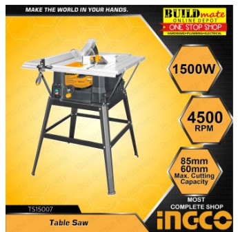 INGCO Table Saw 1500W TS15007 •BUILDMATE• IPT