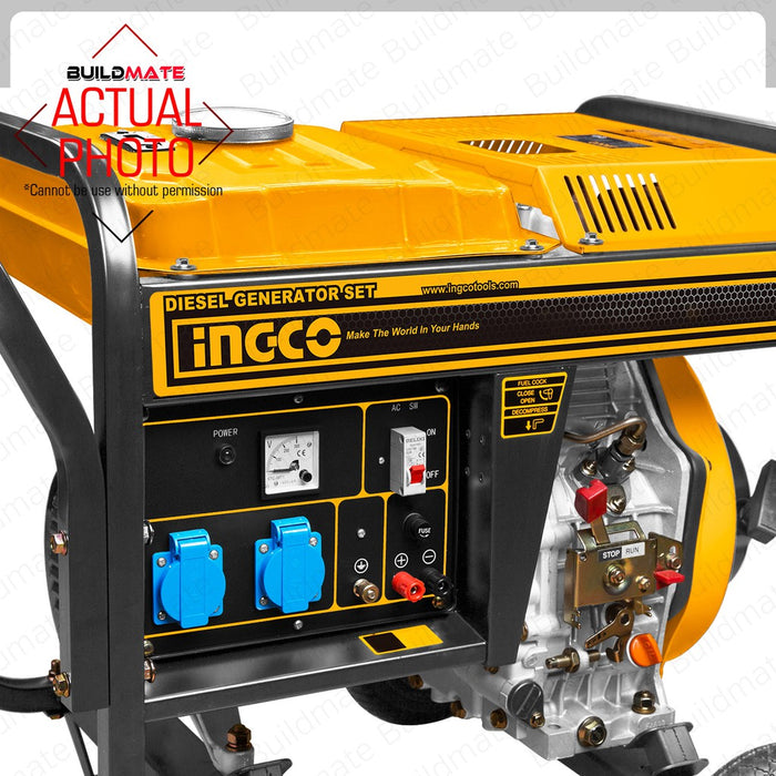 Mini Generator Inco INGCO Diesel Generator 3.5KVA GDE35001-5P •BUILDMATE• IPT — Buildmate