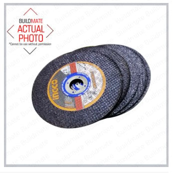 INGCO Abrasive Metal Cutting Disc Blade 1PC And 5PCS Discs For Grinder Fits Angle Grinding Tool, Abrasive Cutter Wheel, Aggressive Blade MCD1210525 | 100% ORIGINAL / AUTHENTIC •BUILDMATE• HT2