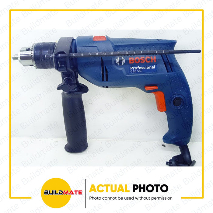 BUILDMATE Bosch Impact Drill 550W GSB 550 / 600W GSB 600 Electric Percussion Drill Concrete Steel Wood Drilling Power Tools