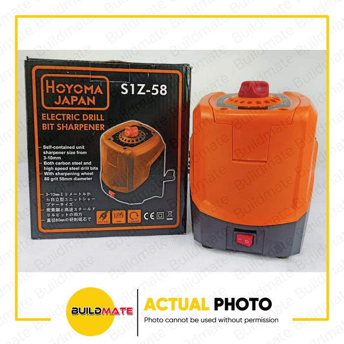 HOYOMA Electric Drill Bit Sharpener 95W S1Z-58 •BUILDMATE• HYMPT