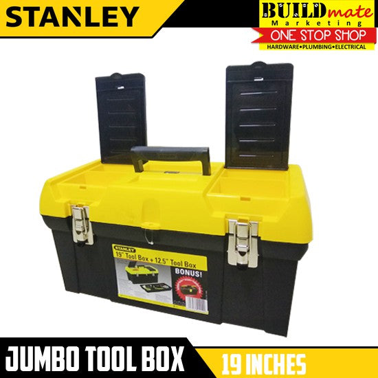 Stanley PVC Jumbo Tool Box 19" +BONUS SHT