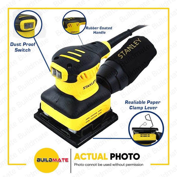 STANLEY Wood Sheet Sander 240W 1/4 SS24-B1 •BUILDMATE• SPT