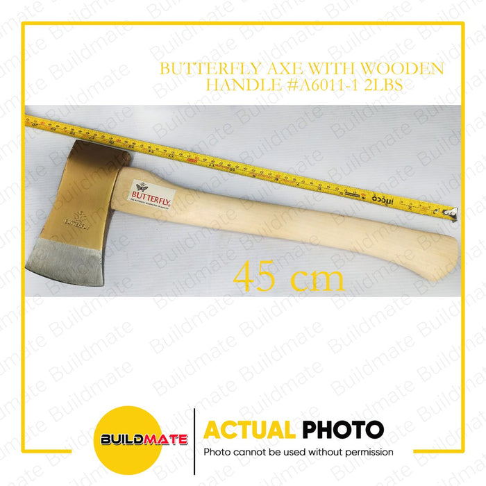 BUTTERFLY Taiwan Axe with Wooden Handle 1-1/2 LBS  1-3/4LBS  2LBS SOLD PER PIECE •BUILDMATE•