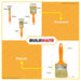 INGCO 3 PCS Paint Brush Set Super Select CHPTB7860301 •BUILDMATE• IHT
