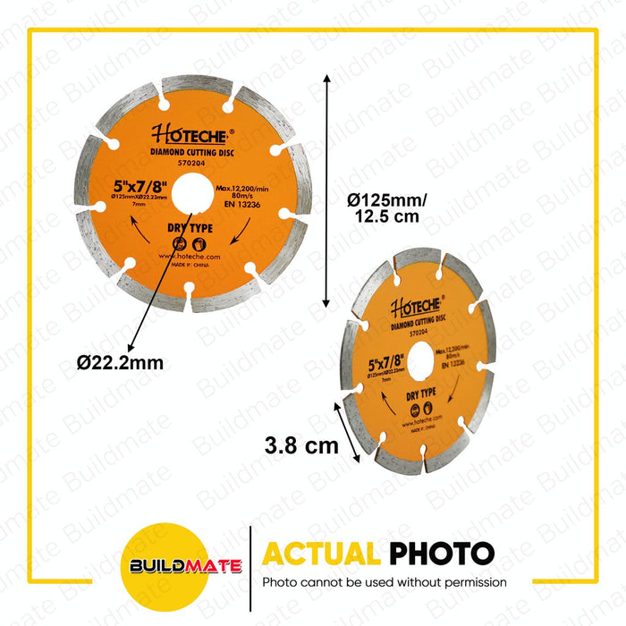 HOTECHE Diamond Disc Dry Type 5" HTC-570204 •BUILDMATE•