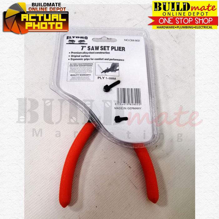 EL TORO Saw Set Pliers 7" OM-802 •NEW ARRIVAL!•