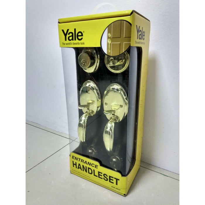 YALE Entrance Door Knob Handleset Lock Set DH5588 US3 •BUILDMATE•