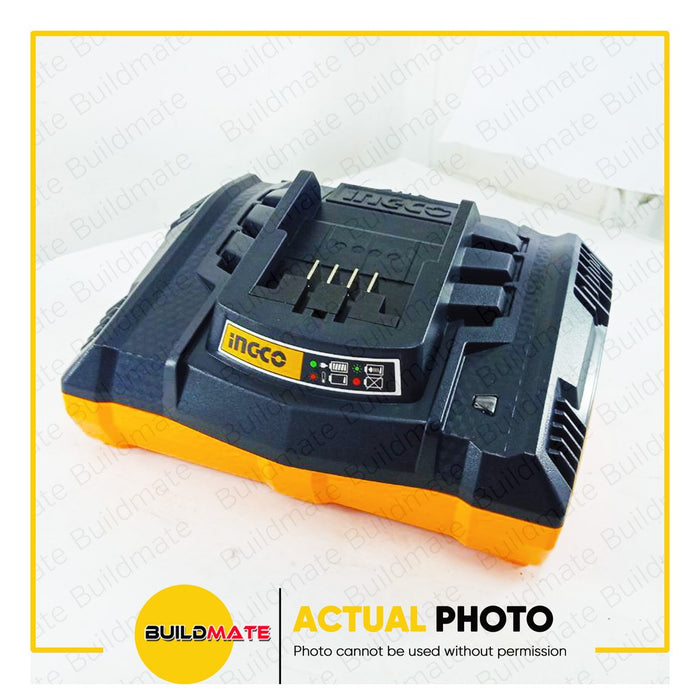 INGCO Fast Intelligent Charger 20V FCLI2003 POWERSHARE  •BUILDMATE• IHT
