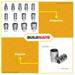 Hoteche 1/2 Drive Socket 6Pt 8mm 10mm 12mm 13mm 14mm 15mm 16mm 20mm SOLD PER PIECE •BUILDMATE•