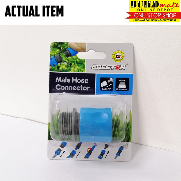 CRESTON Male Hose Connector for Garden Hose CWC-403