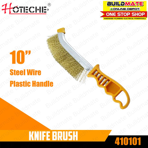 HOTECHE 10" Steel Wire Knife Brush 410101 •BUILDMATE•
