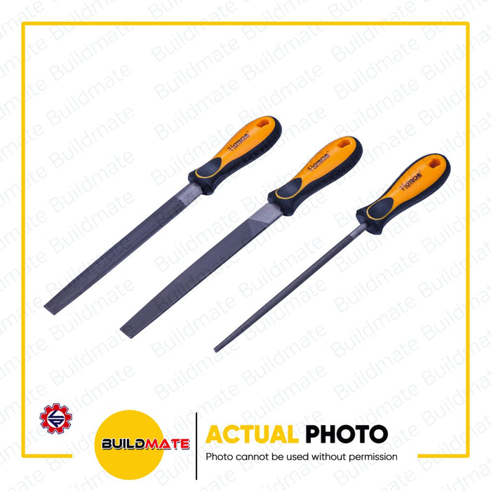 HOTECHE 3PCS/SET Steel File Set 402003 •BUILDMATE•