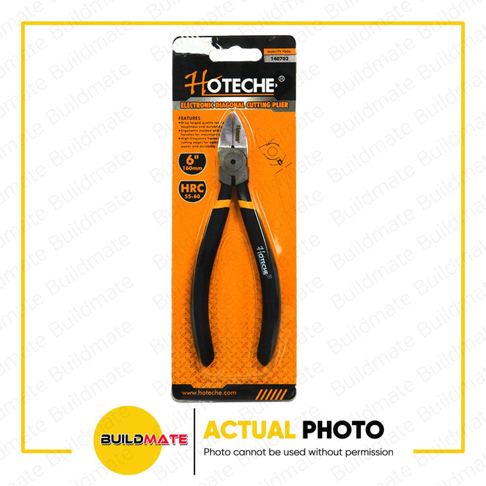 HOTECHE Electronic Cutting Pliers 6" Forged Steel Nickel Plated Finish HTC-140702 •BUILDMATE•