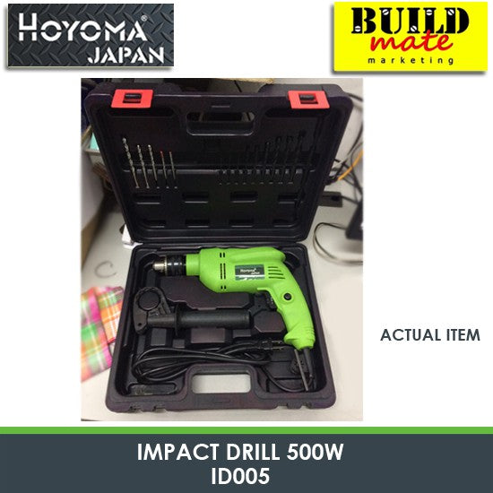 HOYOMA Impact Drill 500W  ID005•BUILDMATE• HYMPT