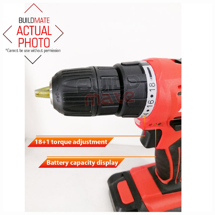 MPT Li-Ion Cordless Drill 21V MCDT2126-B2 Most Professional Tools •BUILDMATE•