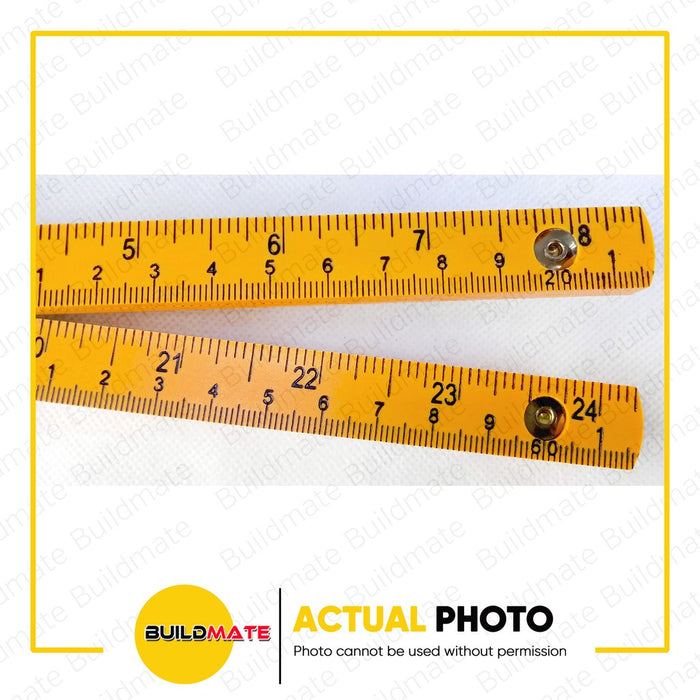 HOTECHE 10 Folds Plastic Folding Ruler 282501 •BUILDMATE•