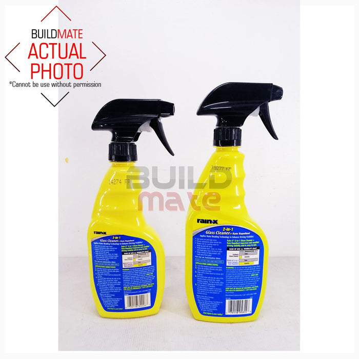 RAIN-X 2in1 Glass Cleaner + Rain Repellent •BUILDMATE•