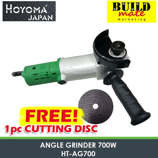 Hoyoma Angle Grinder 700W HT-AG700 +FREEcuttingdisc HYMPT