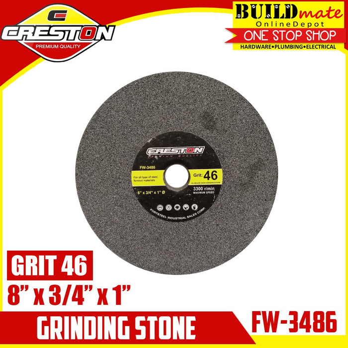 CRESTON Grinding Stone for Bench Grinder GRIT46 FW-3486