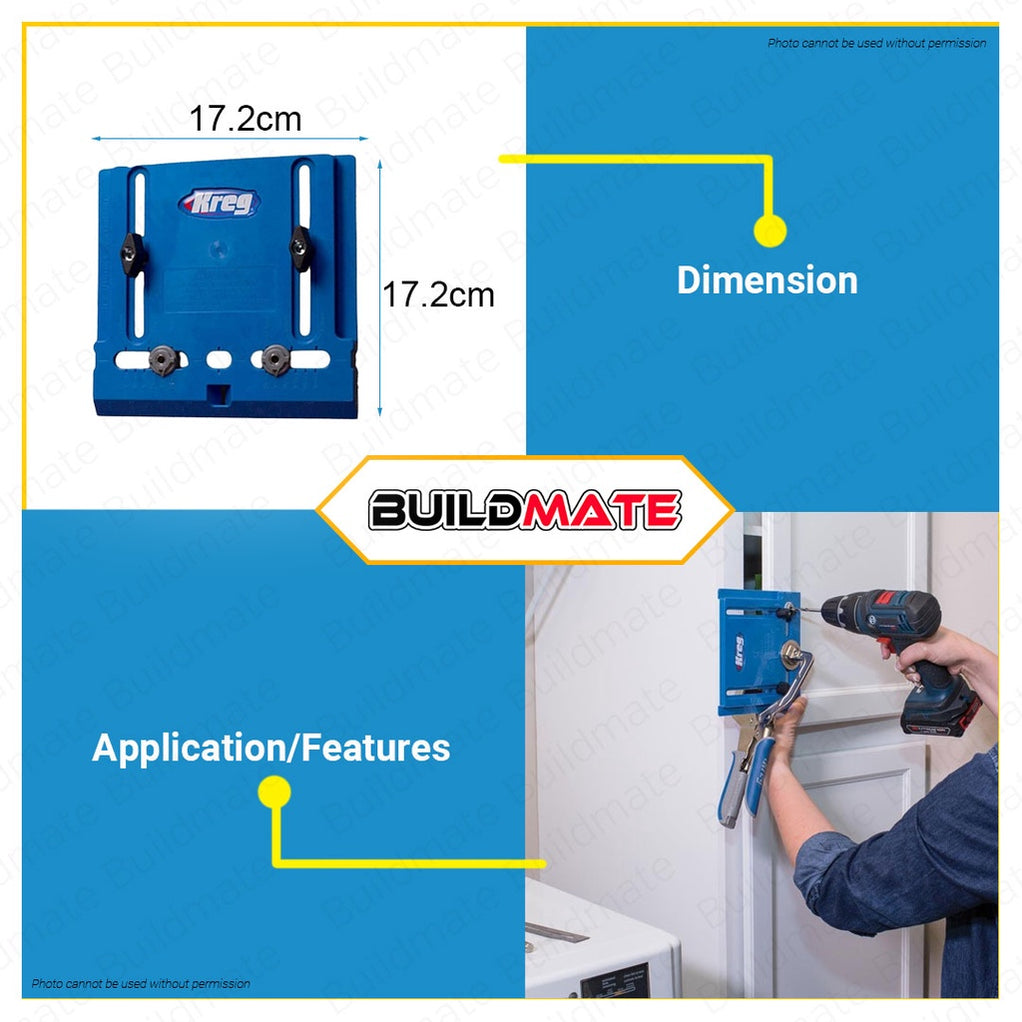 Buildmate Hardware KREG Cabinet Hardware Jig KHI-PULL-INT •BUILDMATE• — Buildmate
