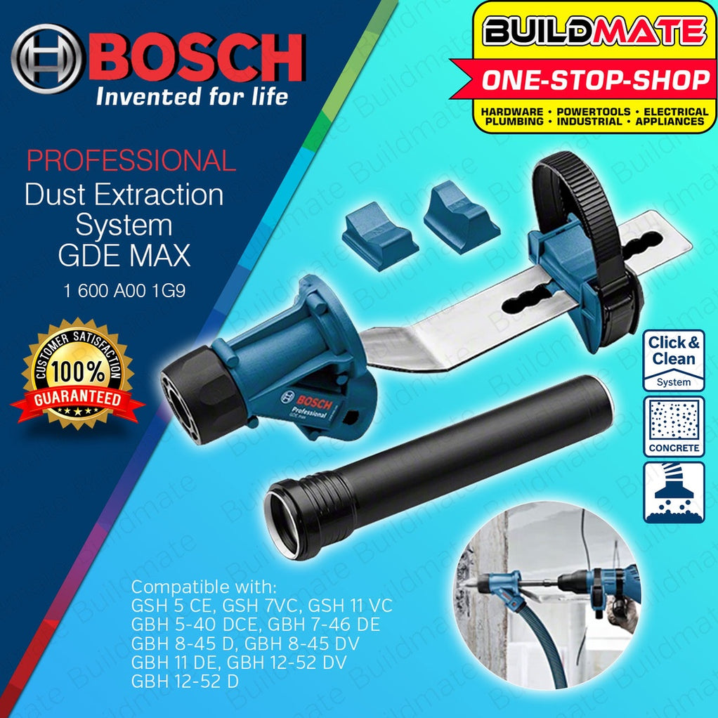 BOSCH 600mm Chisel Adapter Demolition Dust Extraction Accessories GDE ...