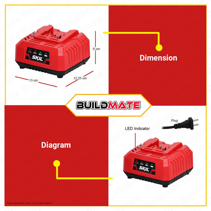 SKIL Battery Charger 20V CR1E122AA •BUILDMATE•