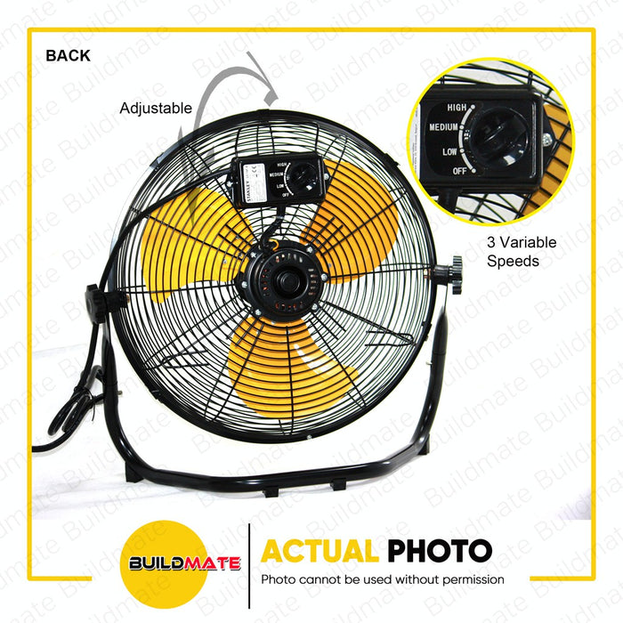 STANLEY 14" 50W Industrial Floor Fan LP-ST-14F-E •BUILDMATE•